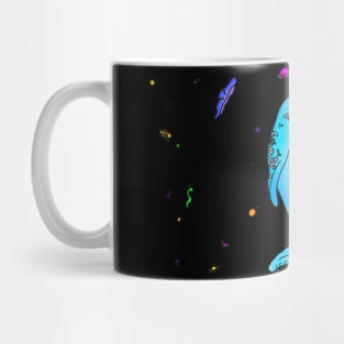 Teenage Space Dolphin Mug